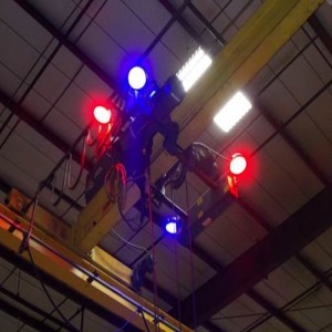 24 LED 9-60V Blue Spot Red Line Башенный кран